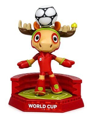 FIFA World Cup 2026 Canadian Mascot Maple The Moose Figure Official Product New